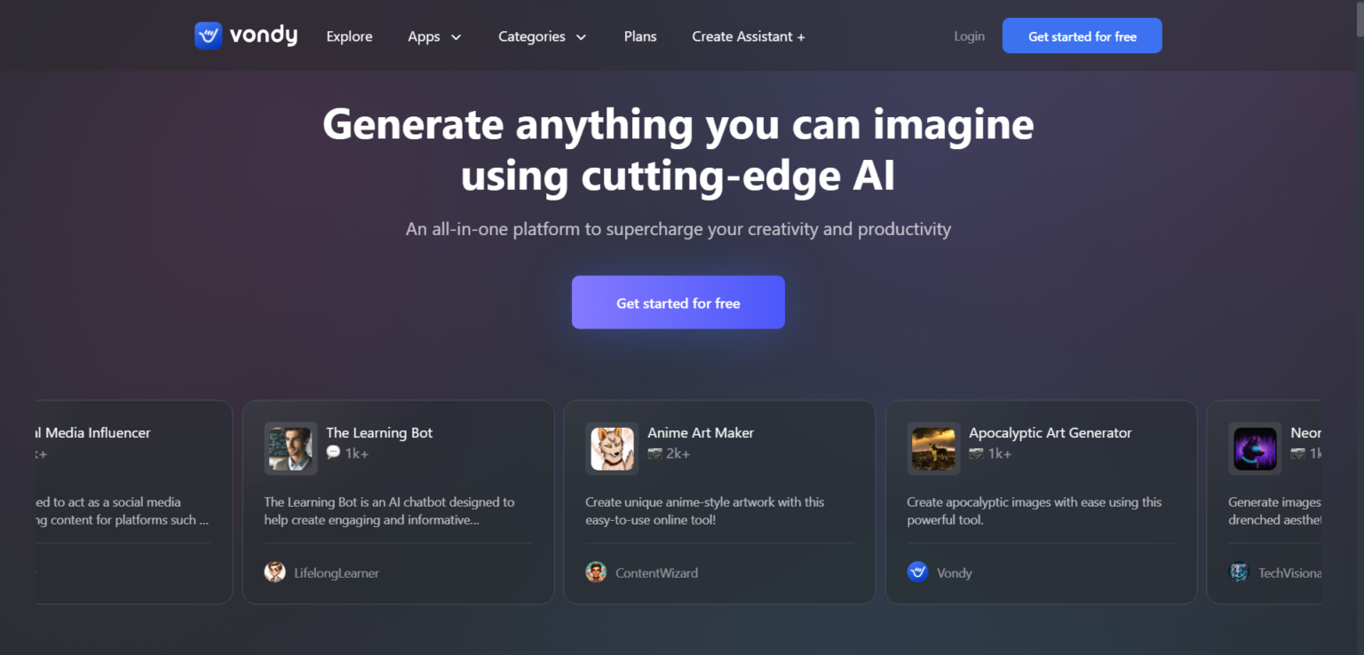 Explore Vondy AI: AI-Powered Apps, Use Cases, and Pricing Plans